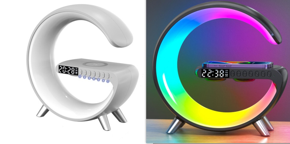 G-alakú okos RGB hangulatlámpa Bluetooth hangszóróval - Image 4
