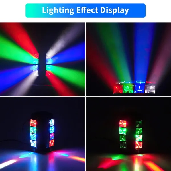 RGBW LED hangulat- és partyfény DMX512 vezérléssel - Image 4
