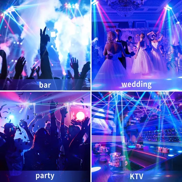 RGBW LED hangulat- és partyfény DMX512 vezérléssel - Image 3