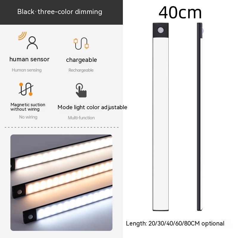 Smart mágneses mozgásérzékelős szekrény- és folyosóvilágítás – 50 cm - Image 4