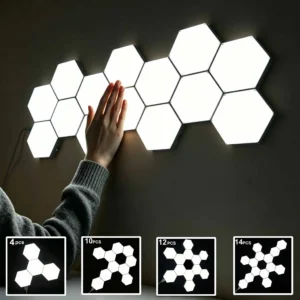 Hexagon Smart LED falipanelek – érintős, moduláris hangulatfény