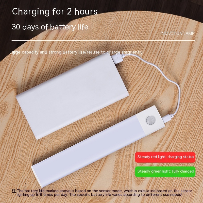 Smart mágneses mozgásérzékelős szekrény- és folyosóvilágítás – 50 cm - Image 6